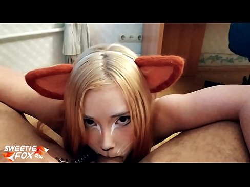 ❤️ Kitsune glutas dikon kaj kumas en ŝia buŝo ️❌ Seksofilmeto ĉe ni ☑